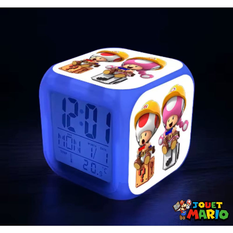 Réveil Mario 7 Couleurs