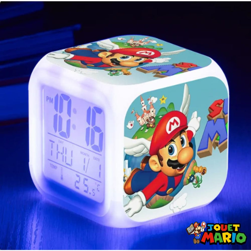 Réveil à Piles Lumineux Super Mario Bros
