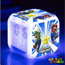 Reveil Veilleuse Garcon Mario et Luigi