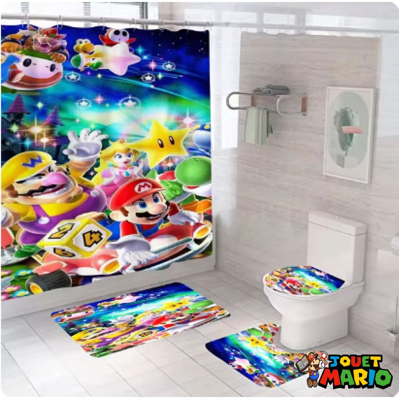 Rideau de Douche Mario Party