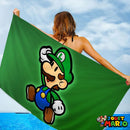 Serviette Plage Mario Luigi