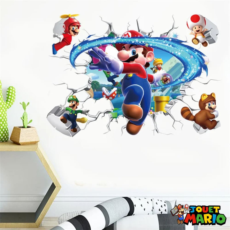 Sticker Mario Mural pour la Décoration Interieur