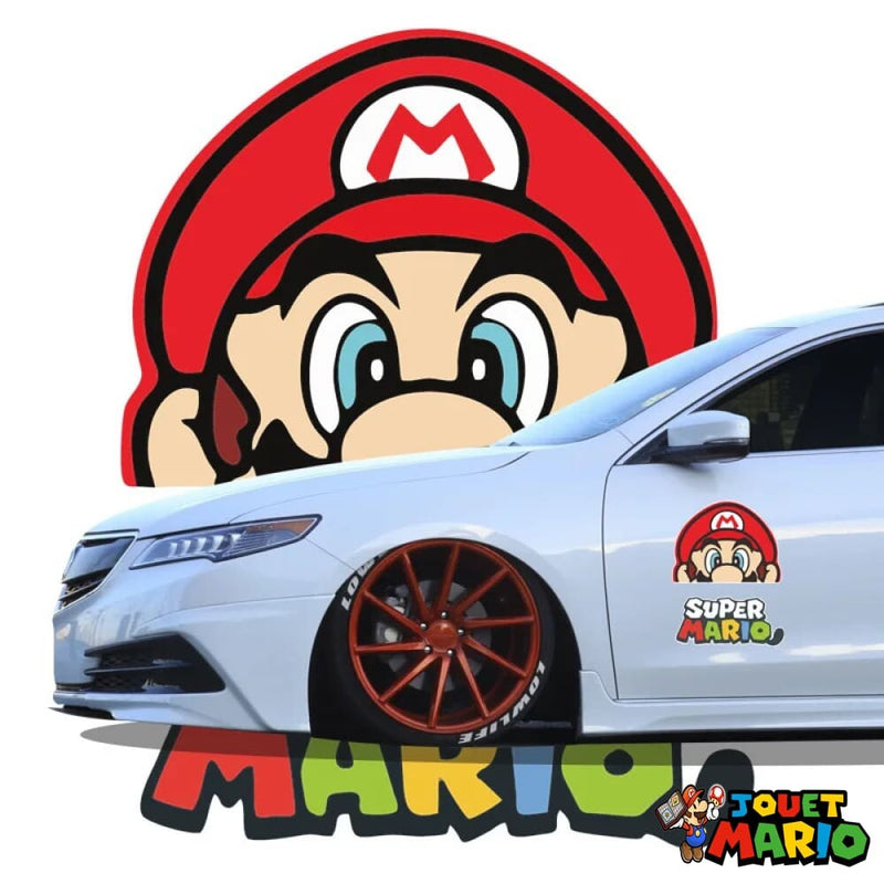 Sticker Voiture Mario Bros
