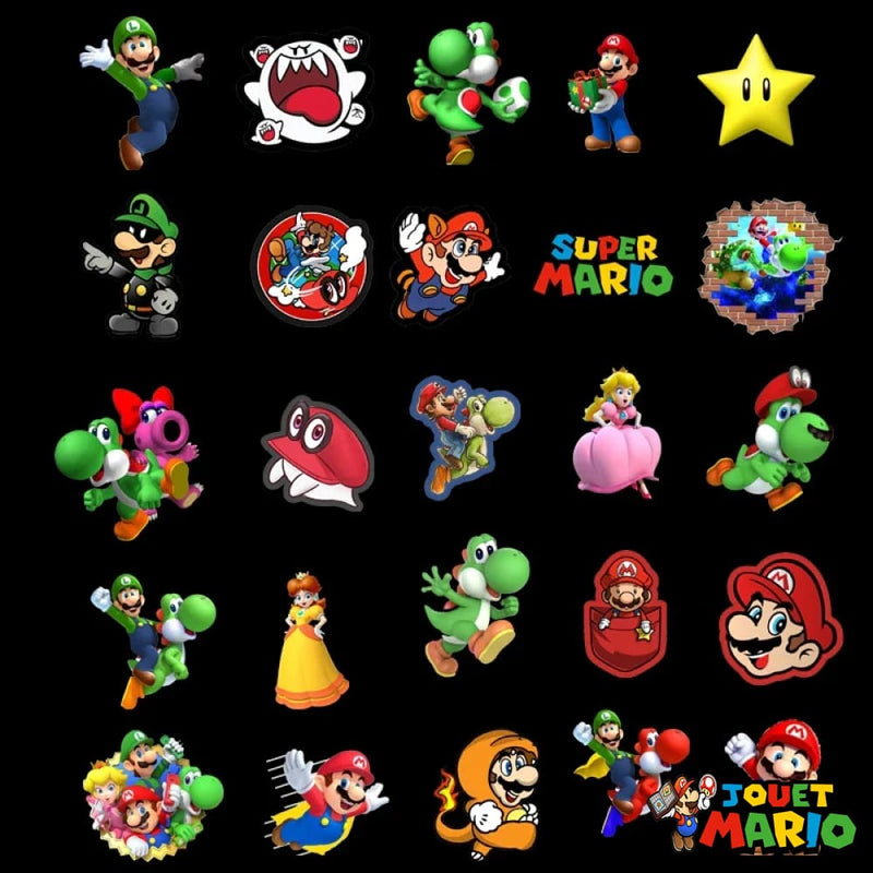 Stickers Autocollants Mario