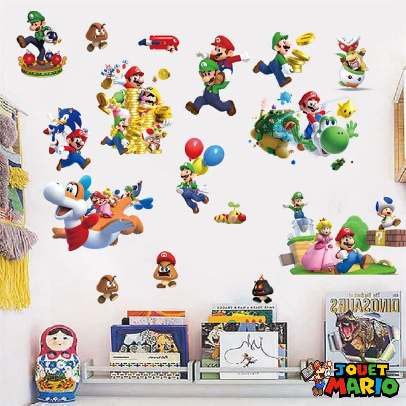 Stickers Mario Pour Chambres D’enfants
