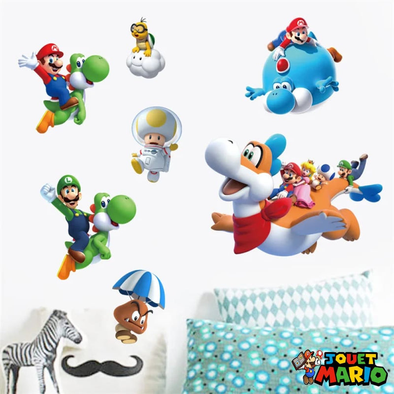 Stickers Mario Pour Chambres D’enfants