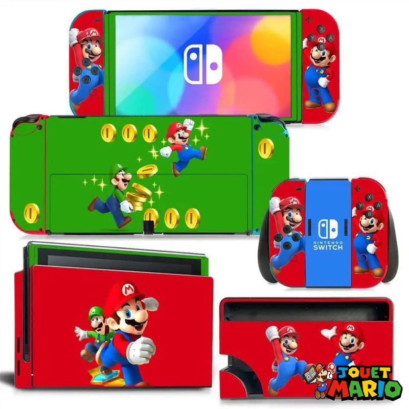 Stickers Mario Pour Switch