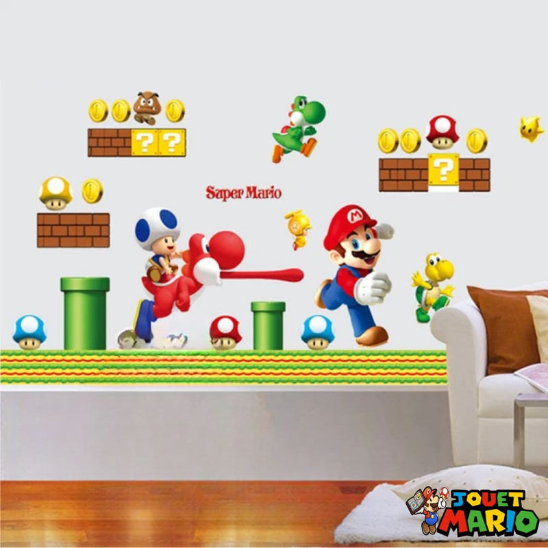 Stickers Muraux 3d Super Mario Bros