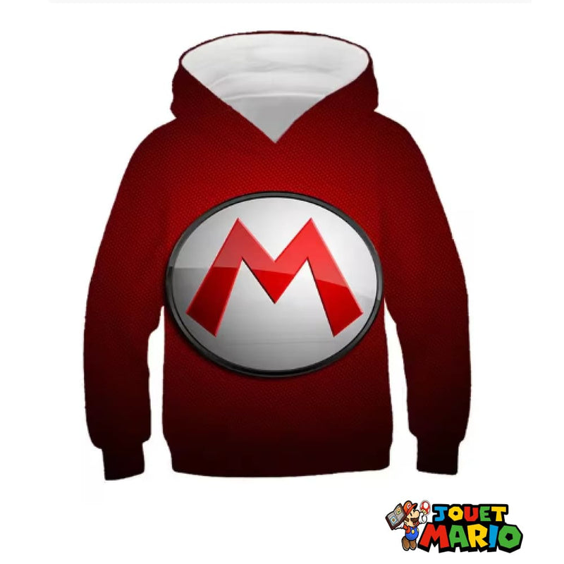 Sweat Capuche 10 Ans Mario