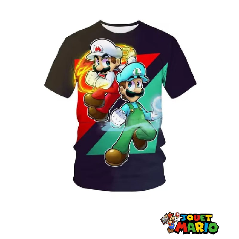 T Shirt Geek Mario