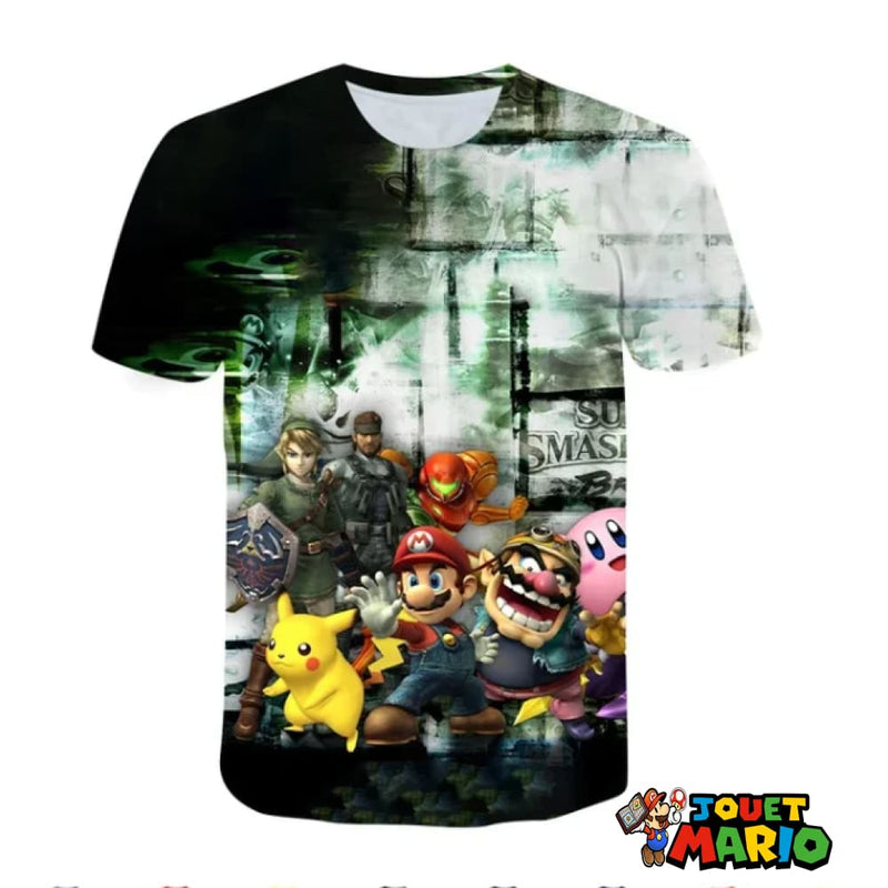T Shirt Geek Mario