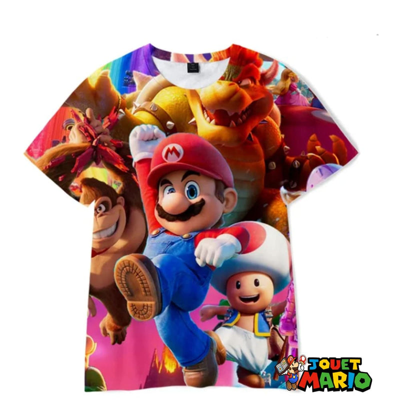 T-shirt Monde De Mario