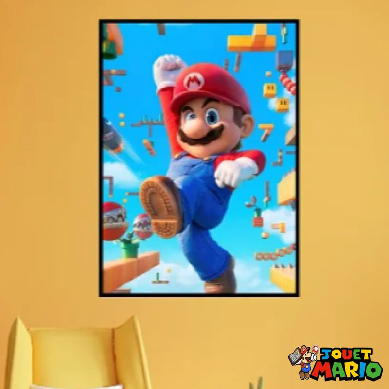 Tableau Art Mural Super Mario De Nintendo