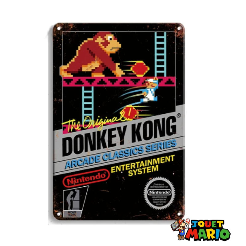 Tableau Métal Nintendo Donkey Kong