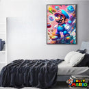 Tableau Super Mario Violet