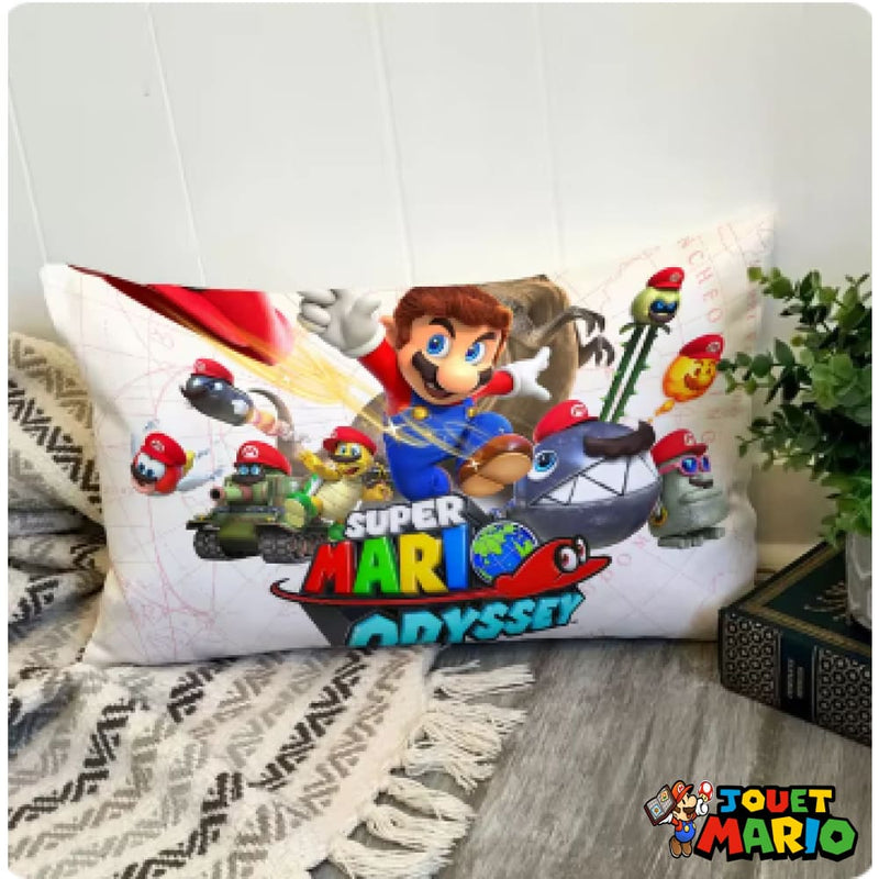 Taie D’oreiller 50x70 Mario Odyssey