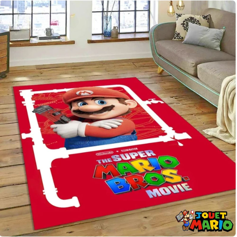 Tapis Imprimé pour Enfant Mario