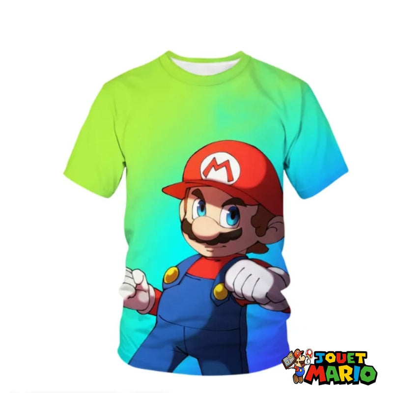 Tee Shirt Polyester Mario