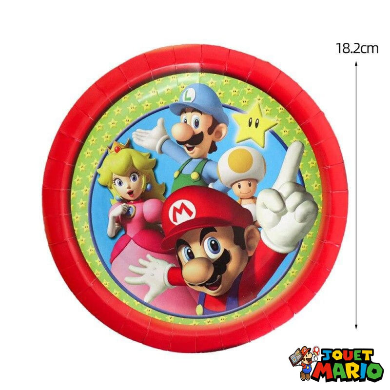 Assiettes Super Mario Bros