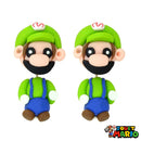 Boucle D’oreille Mario Luigi Fimo