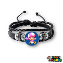 Bracelet Mario Toad en Cuir