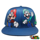 Casquette Mario et Luigi Bleue