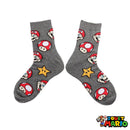Chaussette Grise Mario et Toad