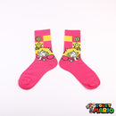 Chaussette Rose Princesse Peach