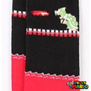 Chaussette Rouge et Noir Bowser