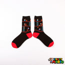 Chaussette Rouge et Noir Donkey Kong