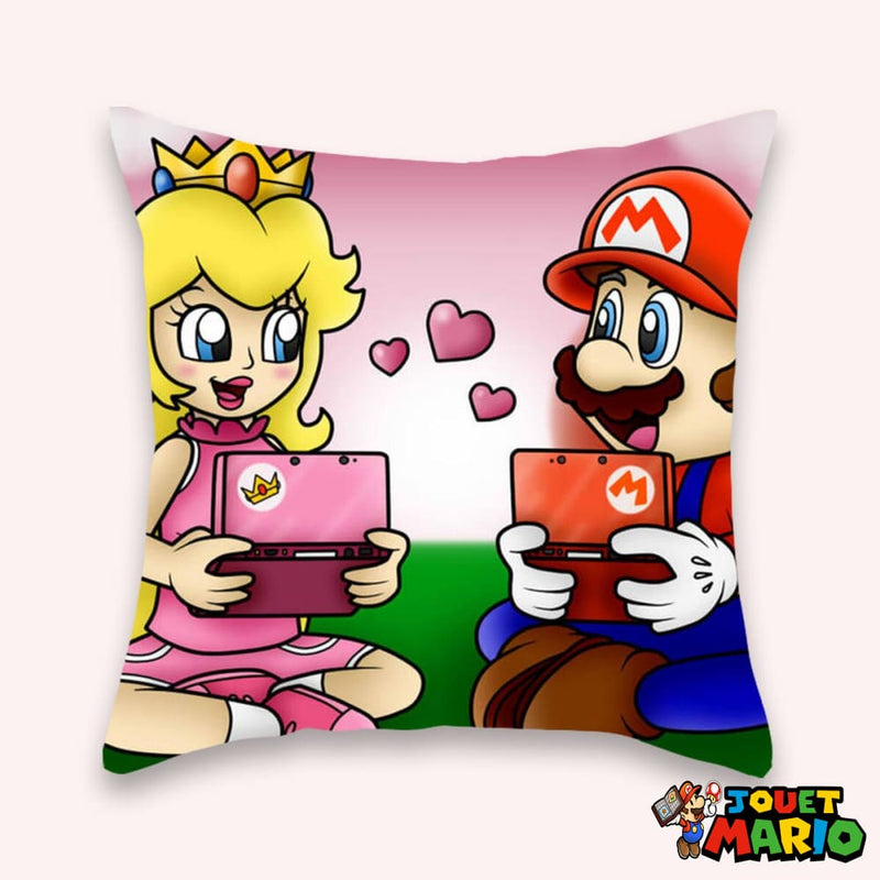 Coussin Mario Et Peach