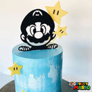 Décoration de Gateau Anniversaire Mario Tête