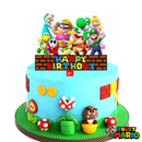 Décoration de Gateau D’anniversaire monde Mario