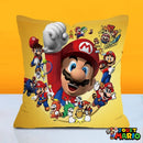 Housse de Coussin Jaune Mario