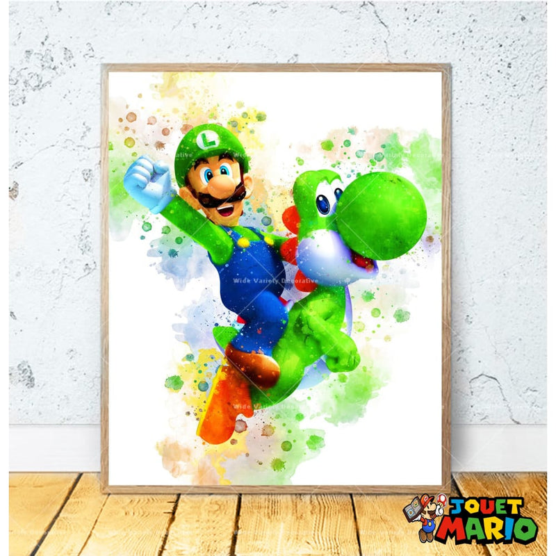 Poster De Luigi Et Yoshi