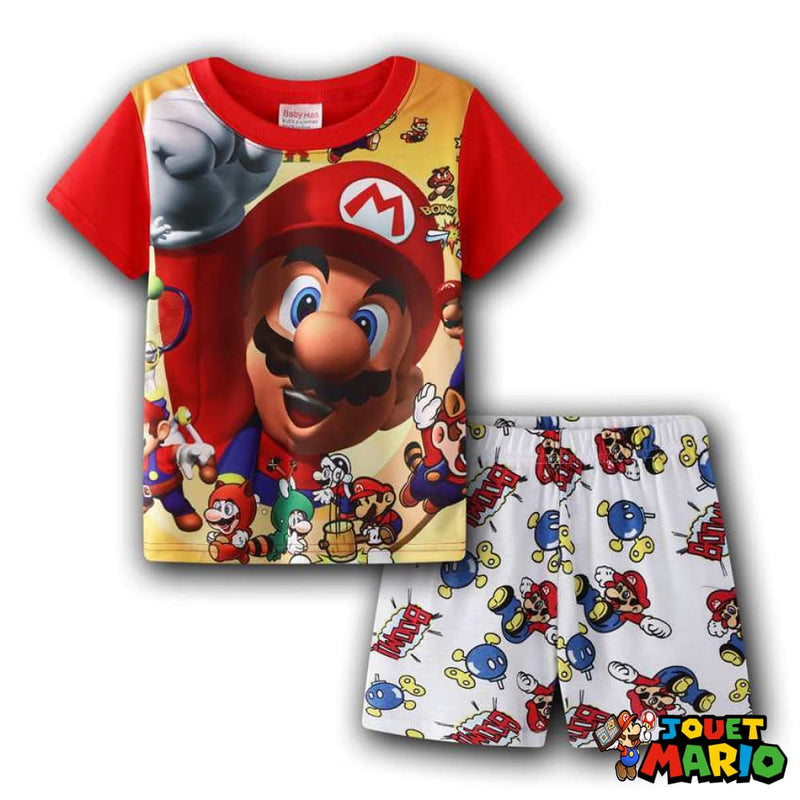 Pyjama Court Coton Mario