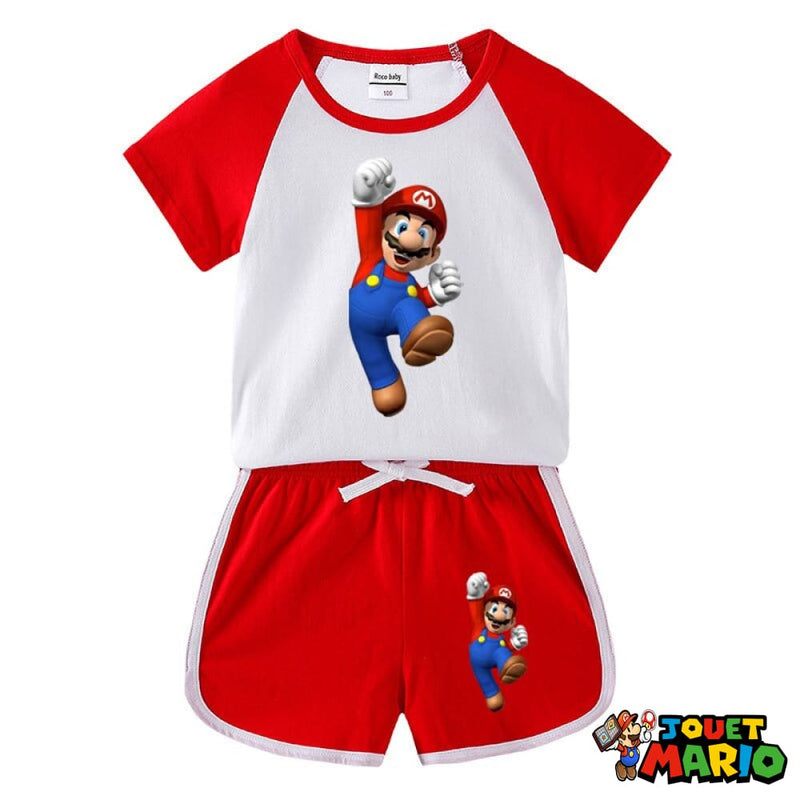 Pyjama Manche Courte Bebe Mario