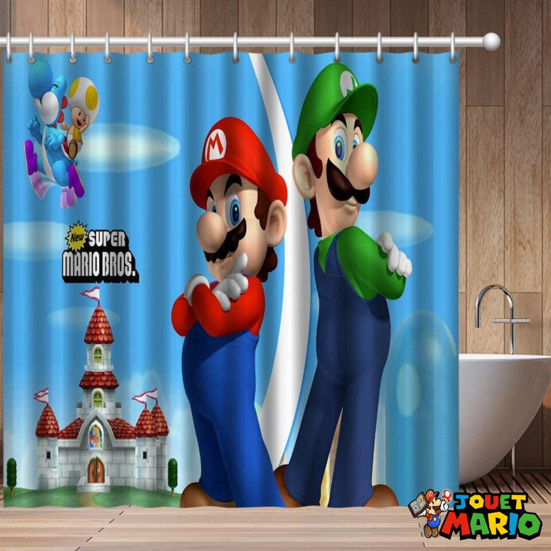 Rideau de Douche Mario et Luigi
