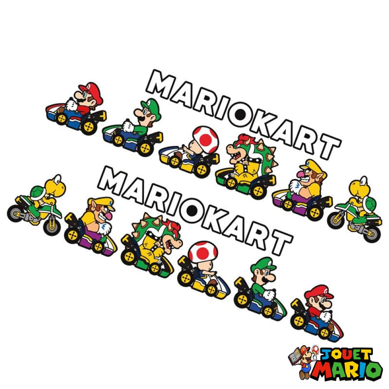 Stickers Voiture Humour Mario Kart