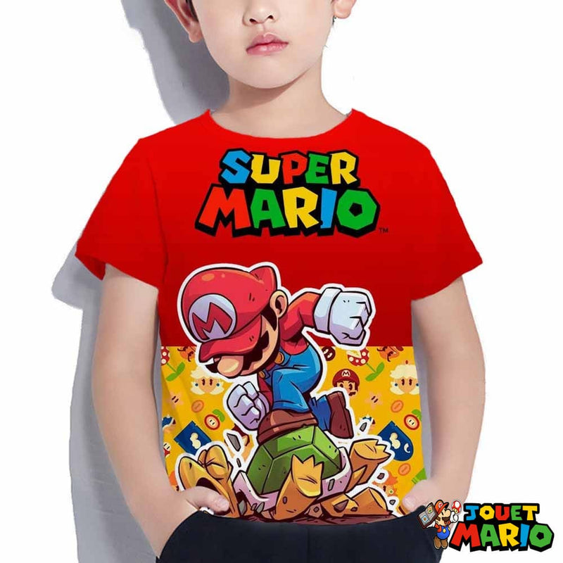 Super Mario T-shirt Destroy
