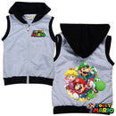 Sweat sans Manche a Capuche Mario