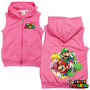 Sweat sans Manche a Capuche Mario