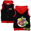 Sweat sans Manche a Capuche Mario