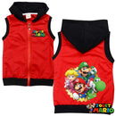 Sweat sans Manche a Capuche Mario