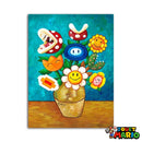 Tableau Mario Fleurs de Glace