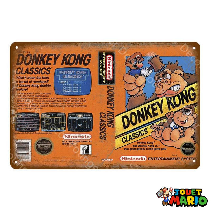 Tableau Métal Donkey Kong
