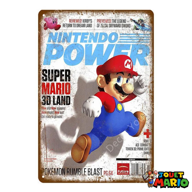 Tableau Métal Super Mario 3d Land